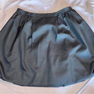 100% silk bubble hem skirt